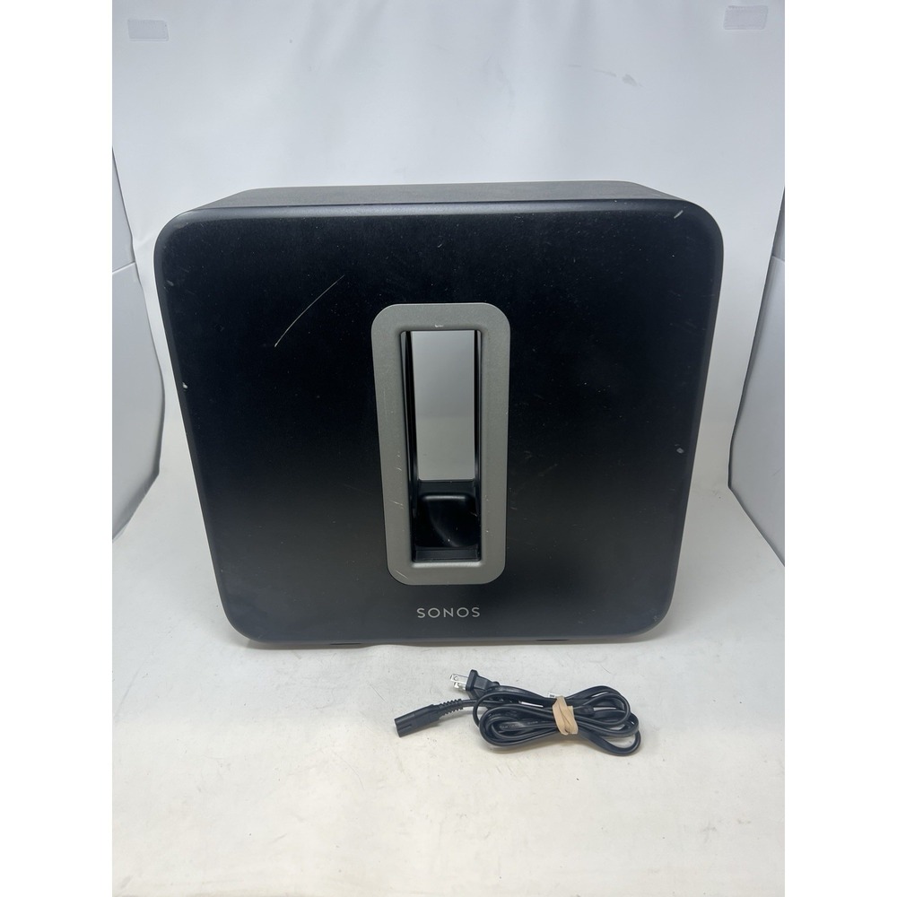 SONOS SUB GEN 1 WIRELESS SUBWOOFER WITH POWER CABLE | SUB FLAT BLACK